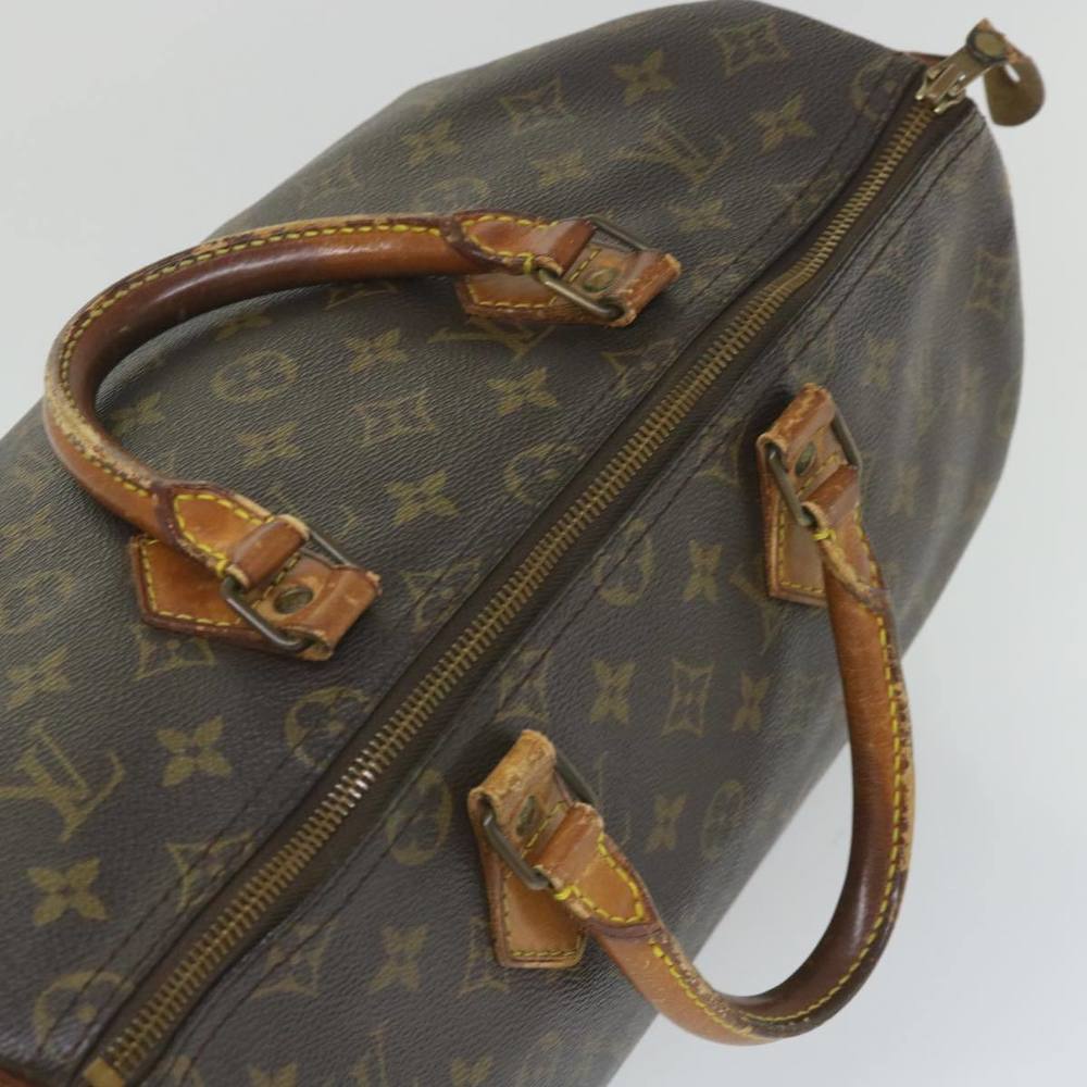 LOUIS VUITTON Monogram Speedy 35 Hand Bag M41524 LV Auth 58547 - Picture 6 of 16